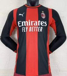 2627 AC milan home long sleeve player version S-XXL